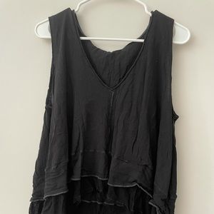 Free people distressed tank top